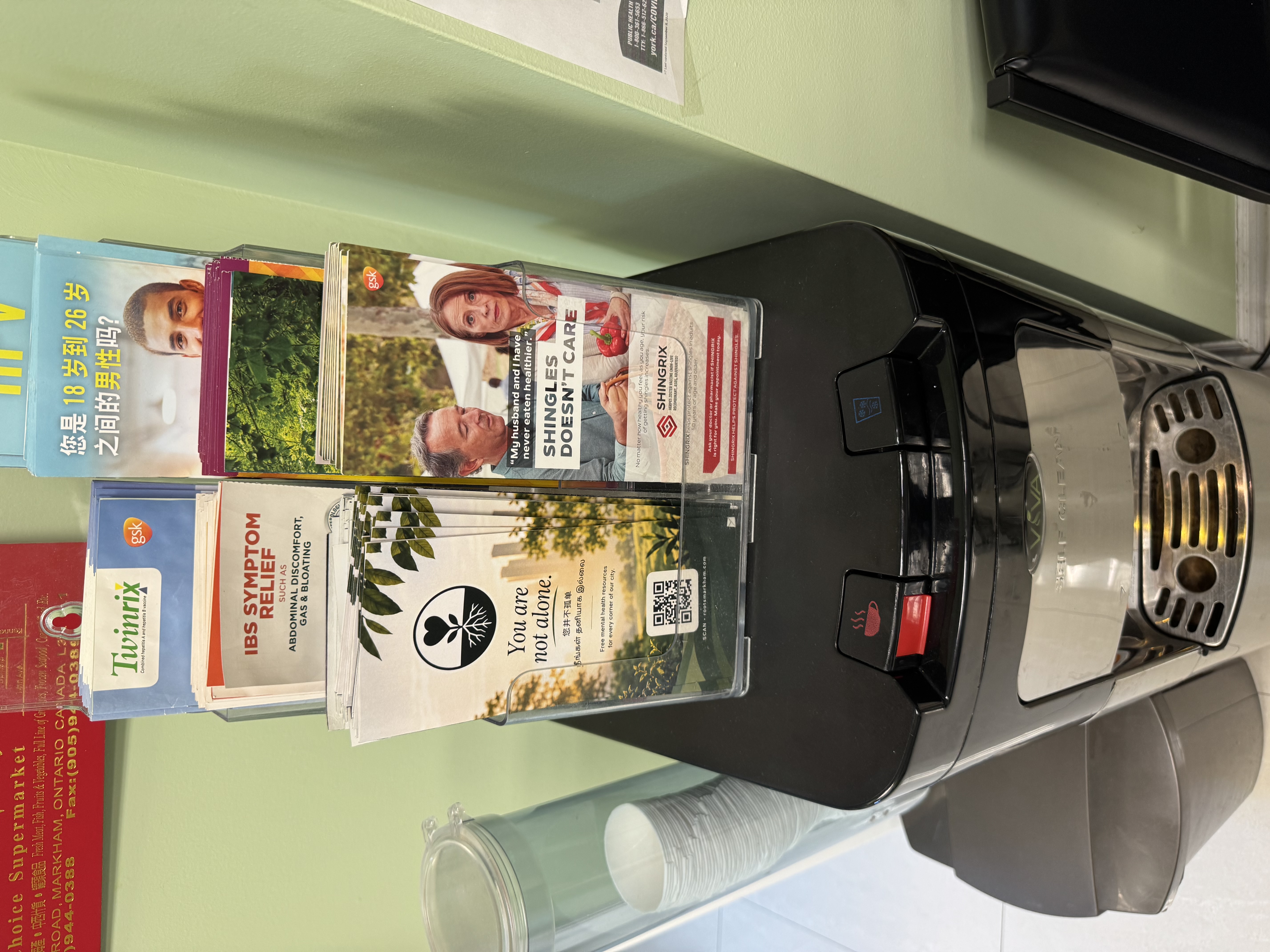 Roots Markham brochures out in the community