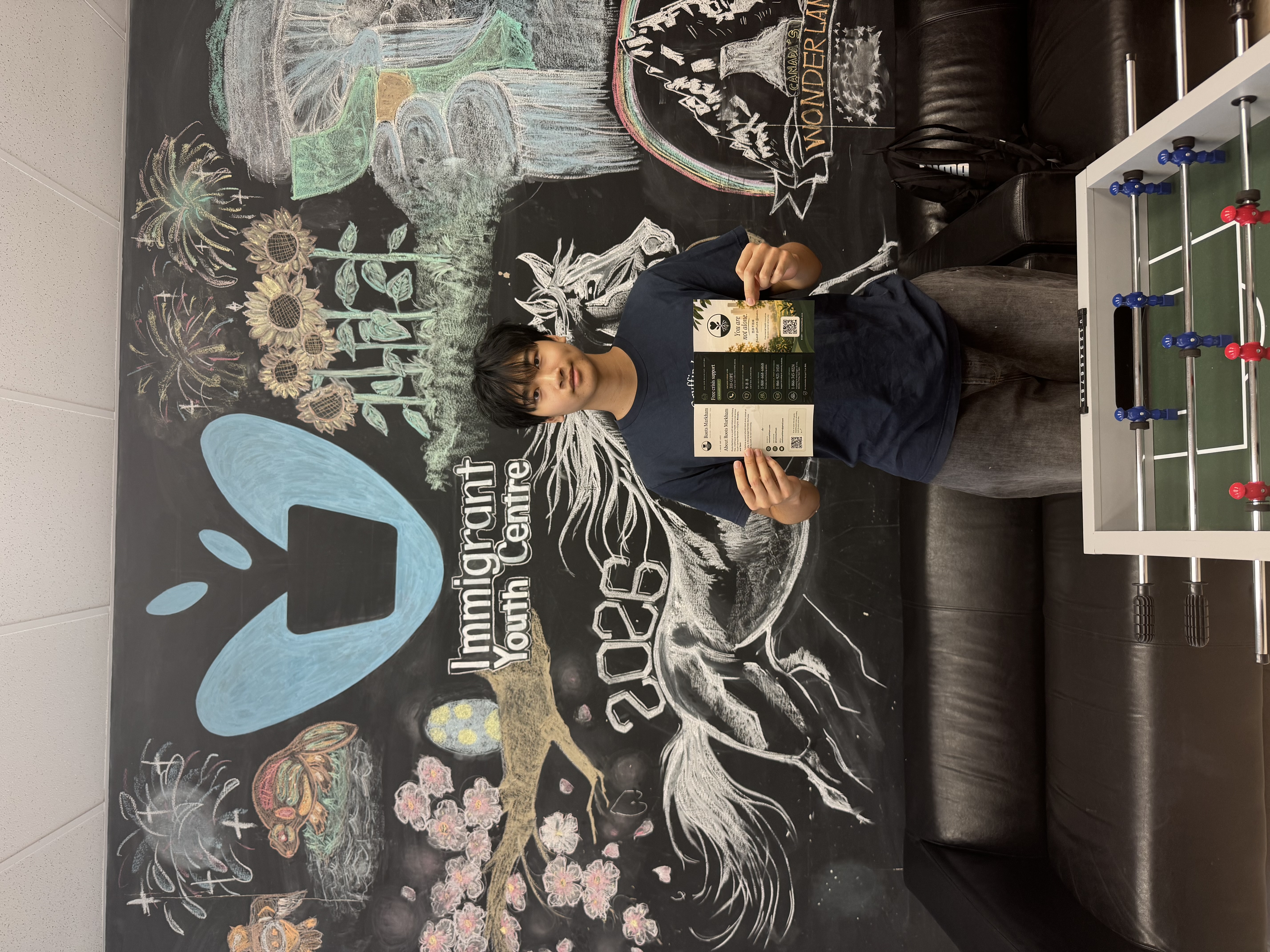 Roots Markham brochures out in the community